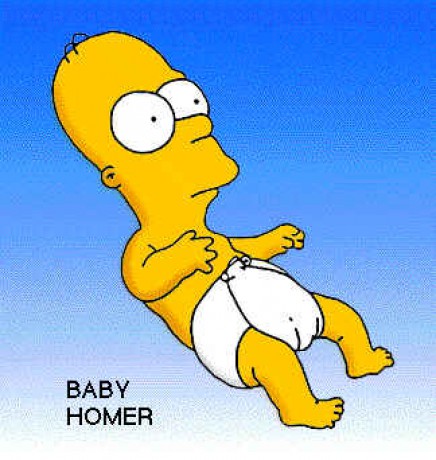 RoyalBoy Fotoalbum Simpsons Homer Baby Homer   Baby Homer 